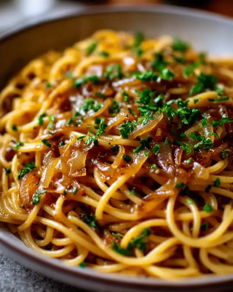 Caramelized Onion Pasta Recipe