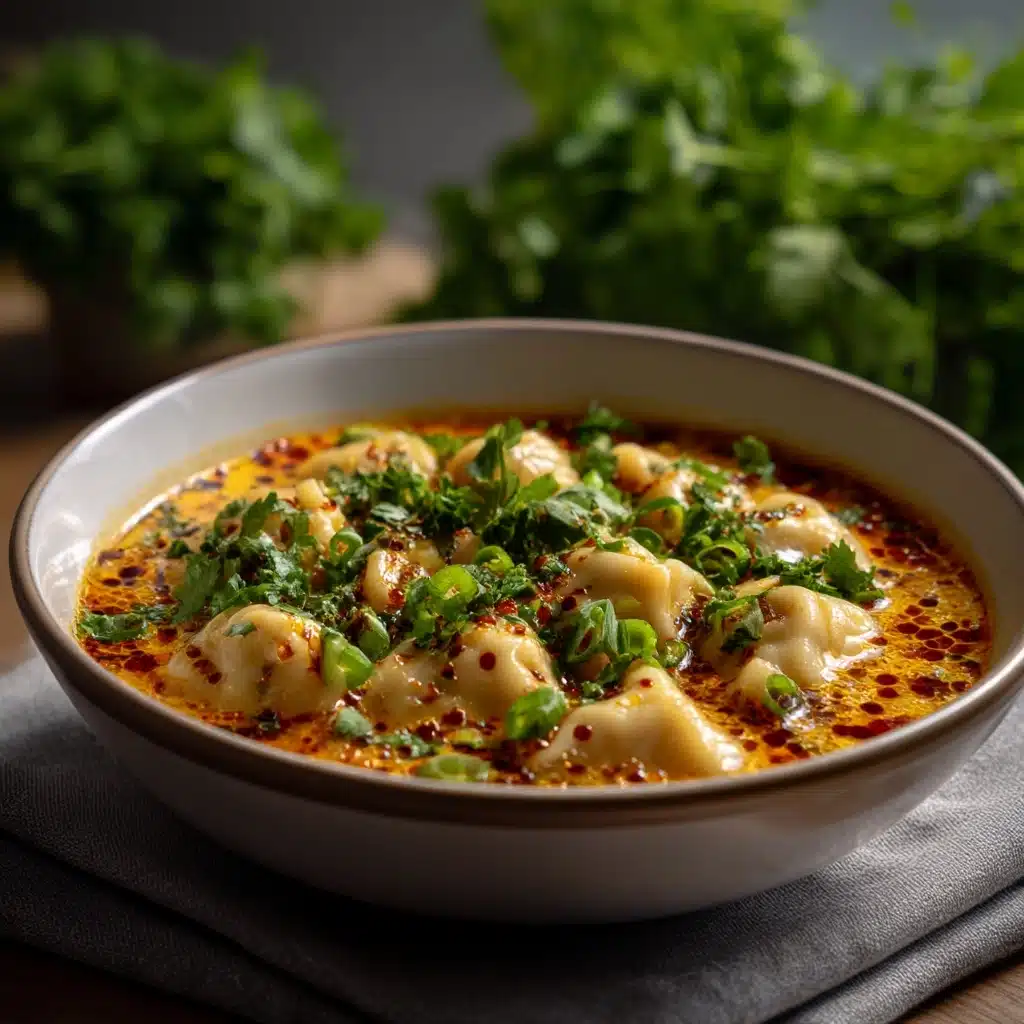 Delicious Curry Dumpling Soup Recipe - Recipe Image