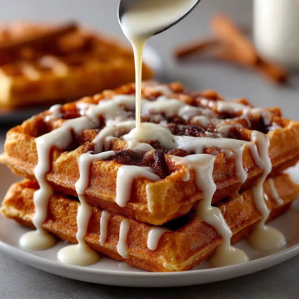 Cinnamon Roll Waffles Recipe - Recipe Image