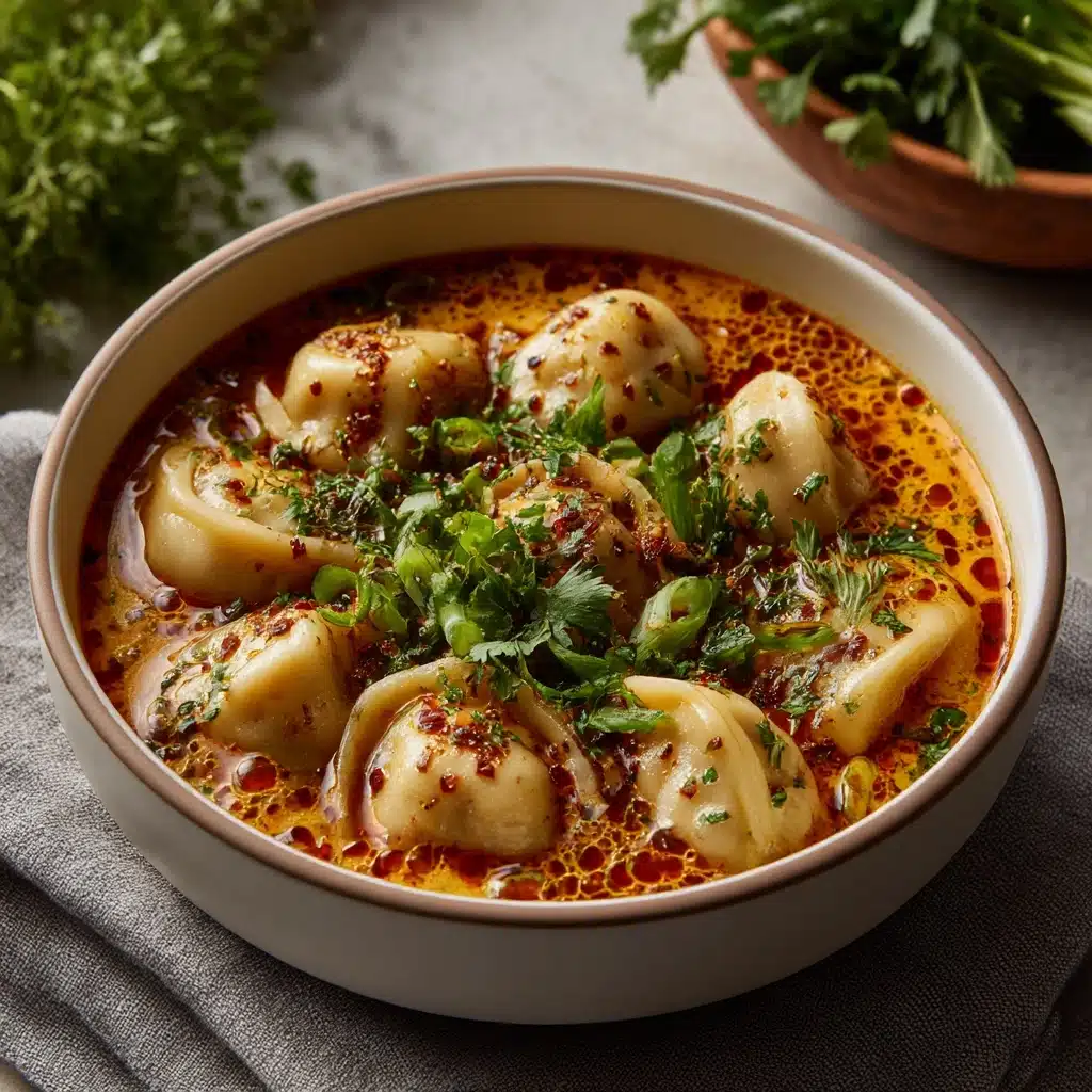 Delicious Curry Dumpling Soup Recipe - Recipe Image