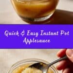 Easy Instant Pot Applesauce Recipe