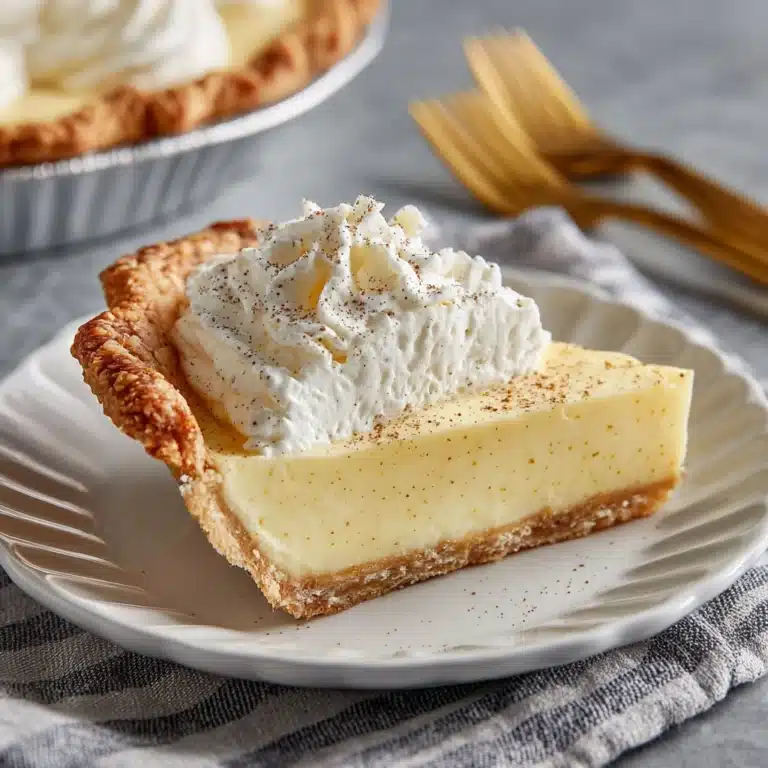 Eggnog Pie Recipe