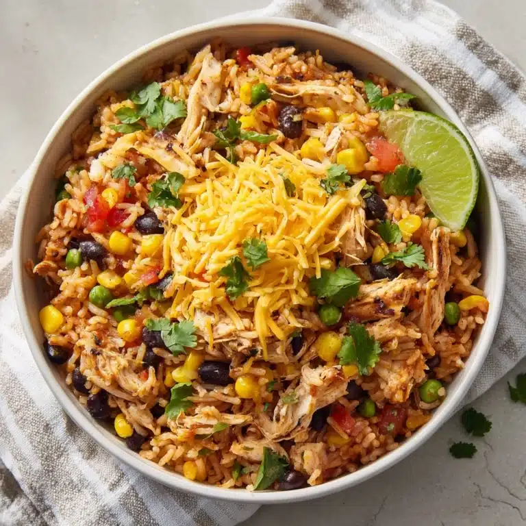 Instant Pot Weeknight Chicken and Rice Burrito Bowls Recipe