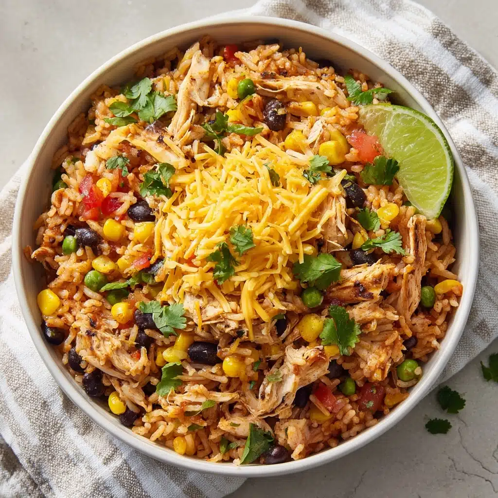 Instant Pot Weeknight Chicken and Rice Burrito Bowls Recipe