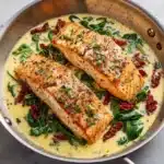 Creamy Garlic Butter Tuscan Salmon Recipe