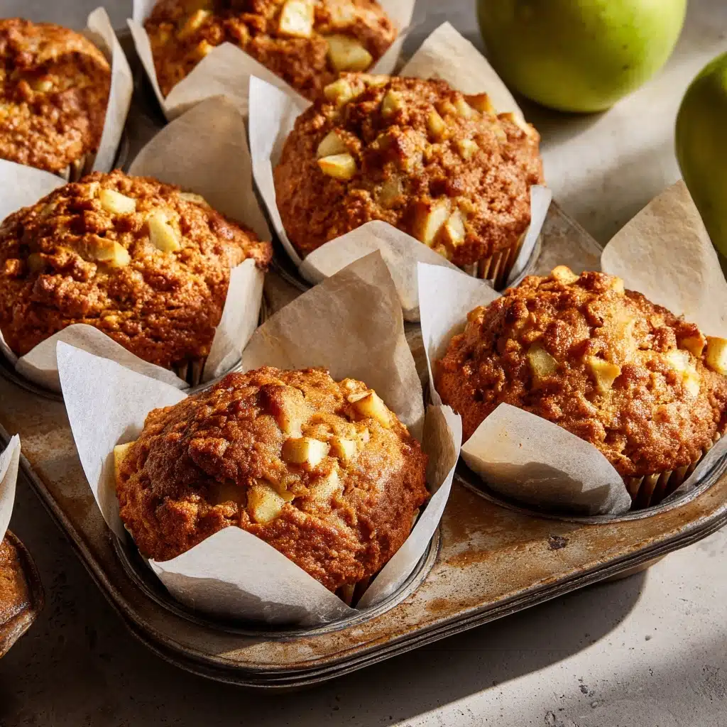 Easy Apple Sour Cream Muffins Recipe - Recipe Image