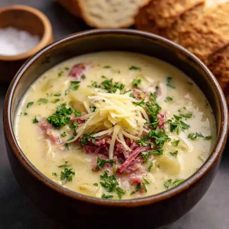 Easy Creamy Reuben Soup Recipe