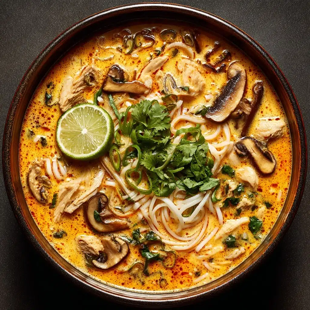 Easy Thai Chicken Curry Soup Recipe - Recipe Image