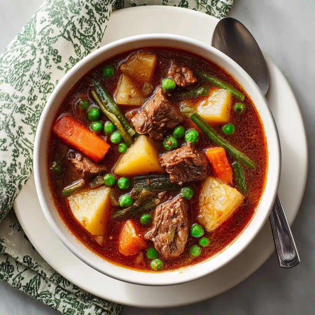 My Mom’s Old-Fashioned Vegetable Beef Soup Recipe