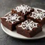 Spider Web Halloween Brownies Recipe