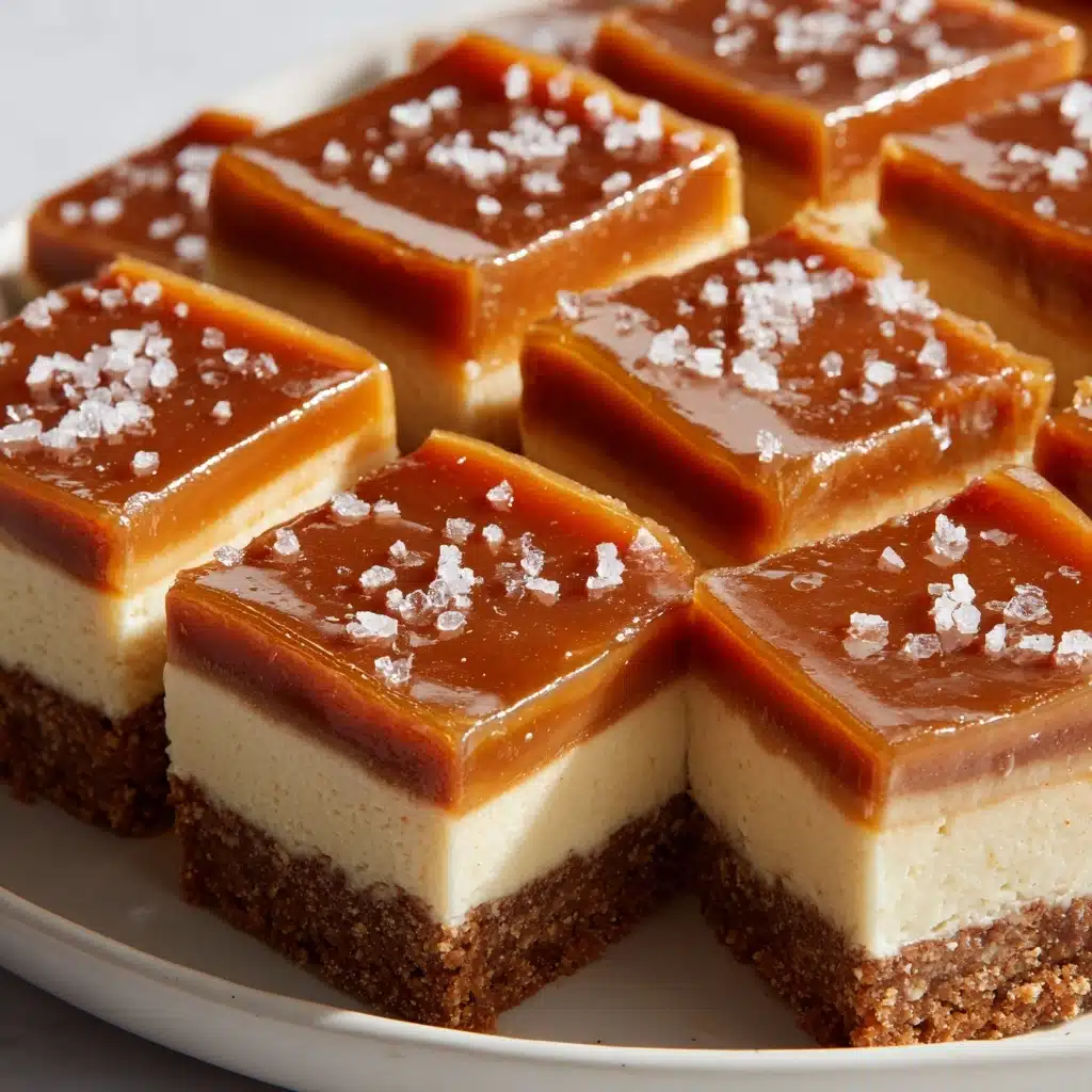 Caramel Cheesecake Bars Recipe - Recipe Image