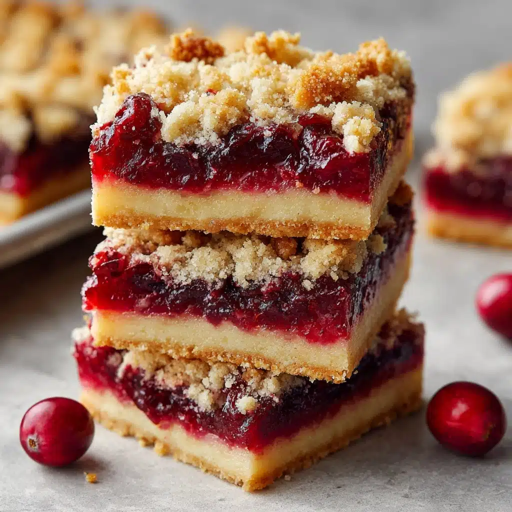 Cranberry Bars Recipe - Recipe Image