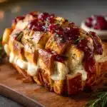 Cranberry Brie Sourdough Pull-Apart Bread Recipe