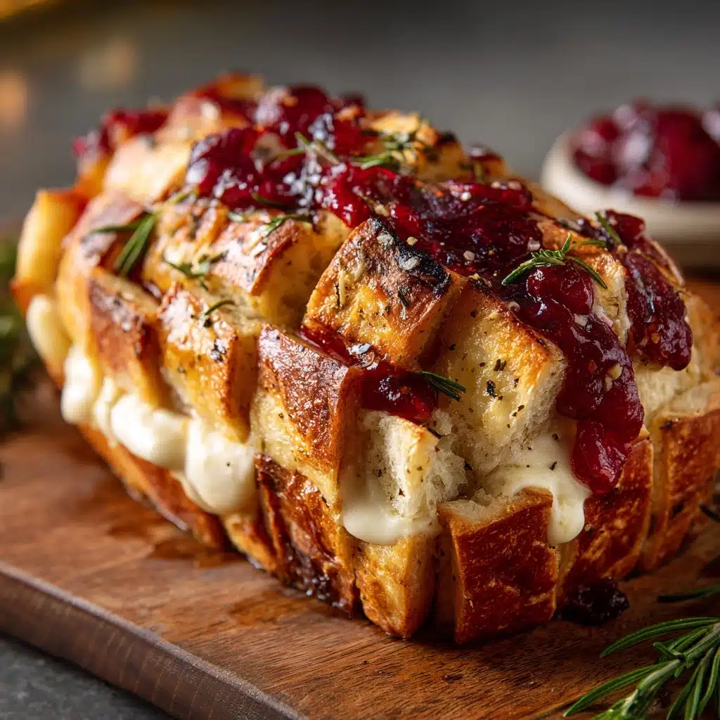 Cranberry Brie Sourdough Pull-Apart Bread Recipe