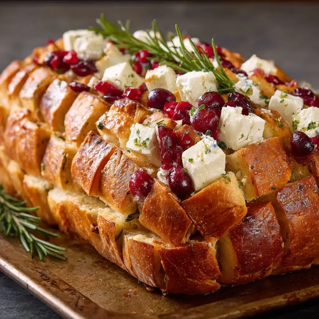 Cranberry Brie Sourdough Pull-Apart Bread Recipe - Recipe Image