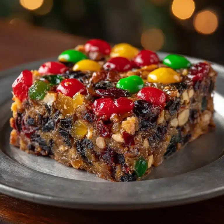 Traditional Christmas Fruit Cake Recipe
