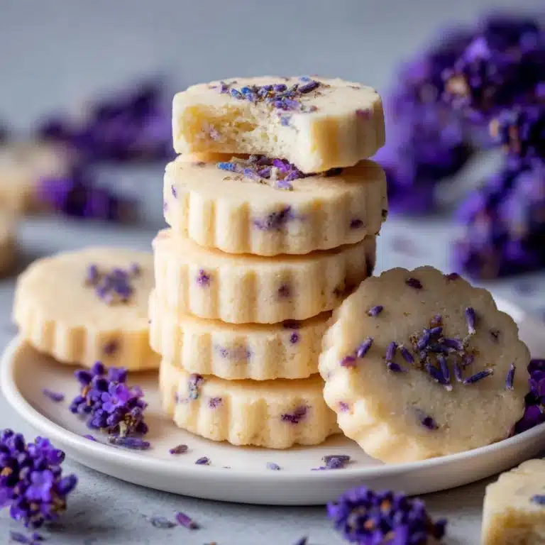 Lavender Shortbread Cookies Recipe