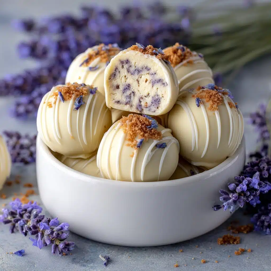 Honey Lavender White Chocolate Truffles Recipe