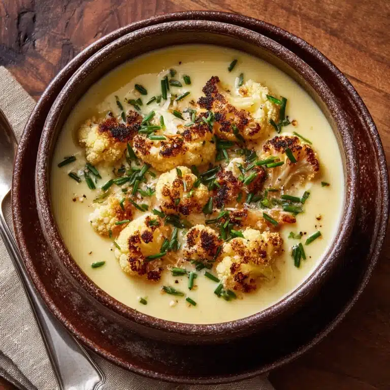 Roasted Cauliflower Soup Recipe