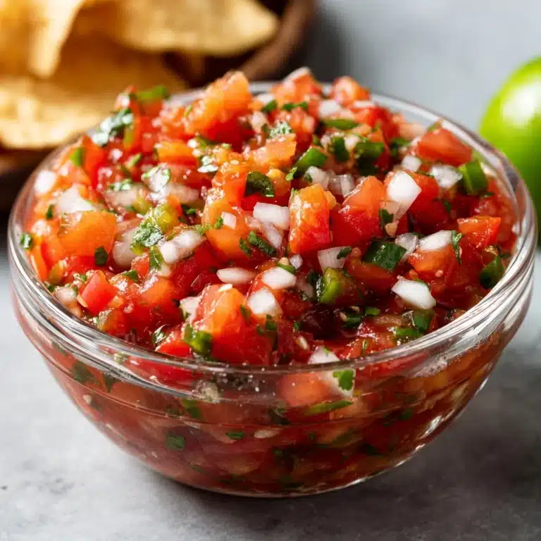 Easy Pico de Gallo Salsa Recipe