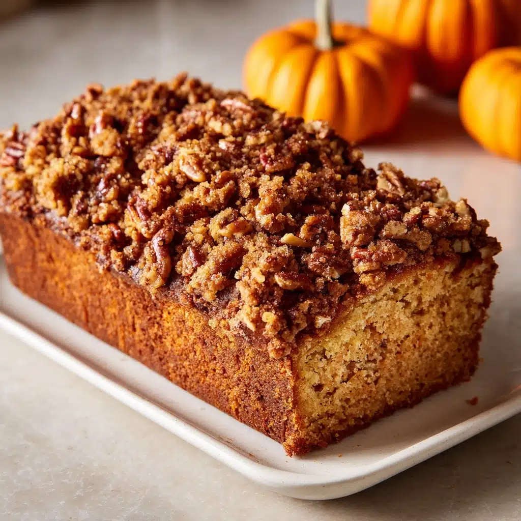 Pumpkin Bread with Brown Sugar Pecan Topping Recipe