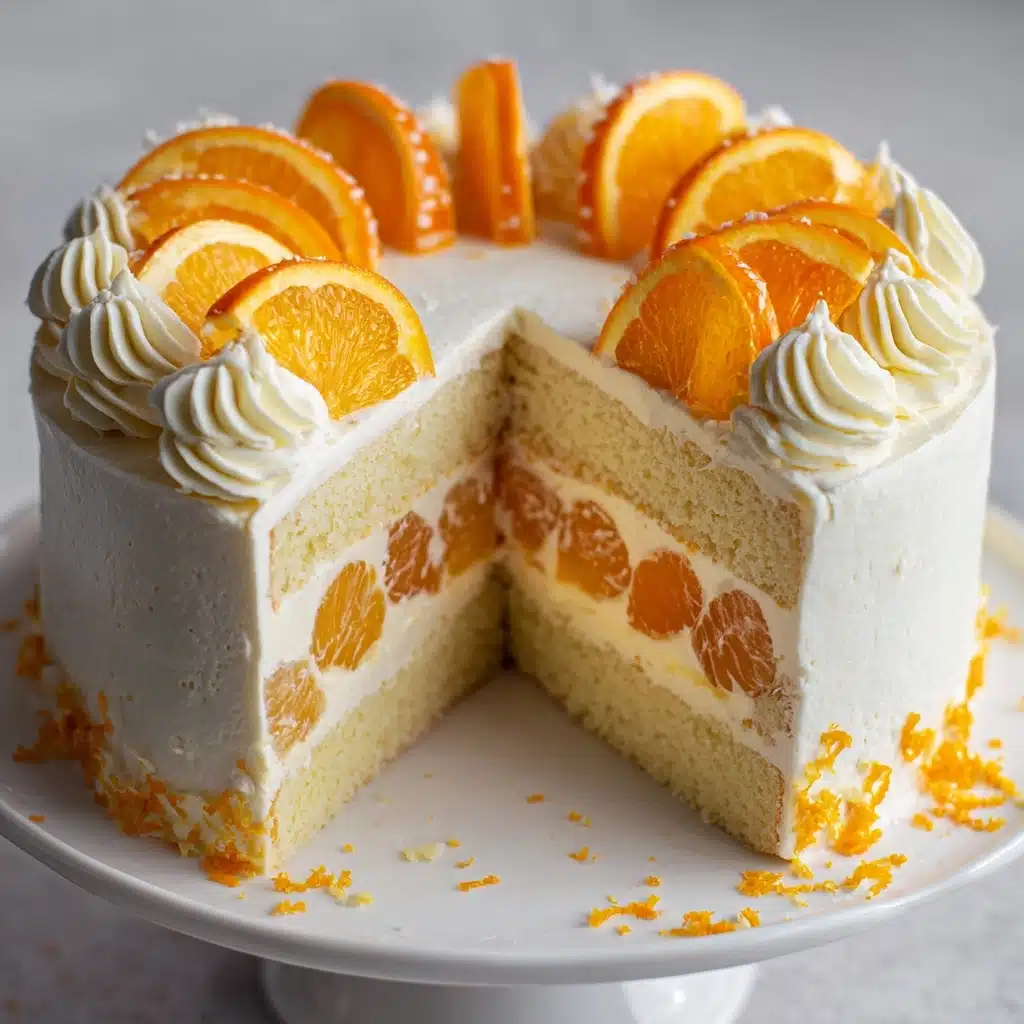 Orange Creamsicle Ice Cream Cake Recipe
