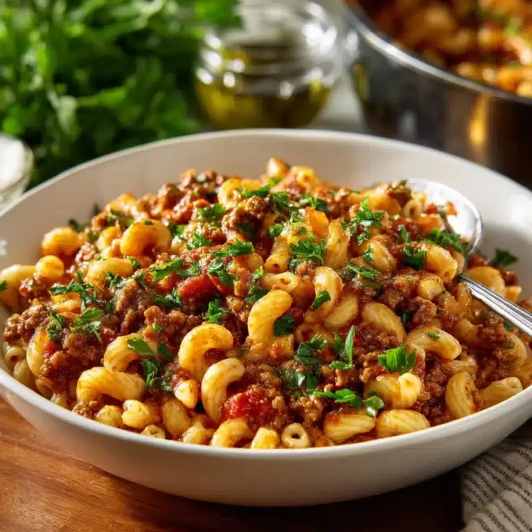 One Pot Goulash Recipe
