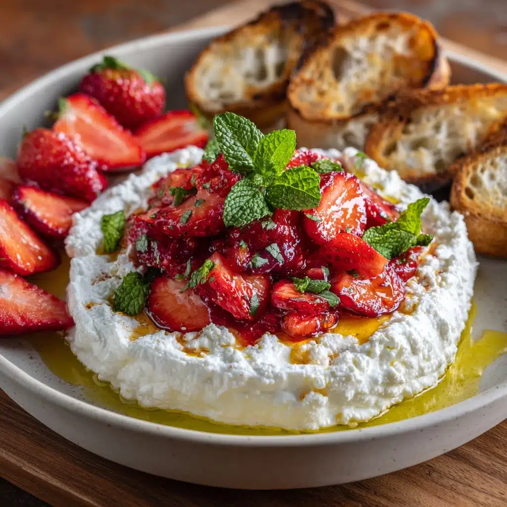 Whipped Feta Dip with Roasted Strawberries Recipe