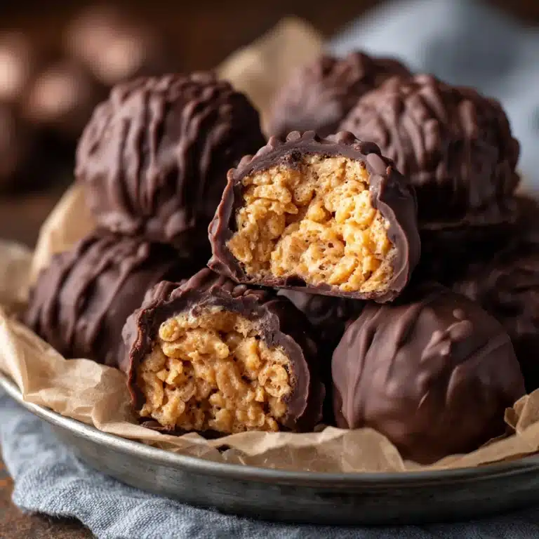 Peanut Butter Balls with Rice Krispies Recipe