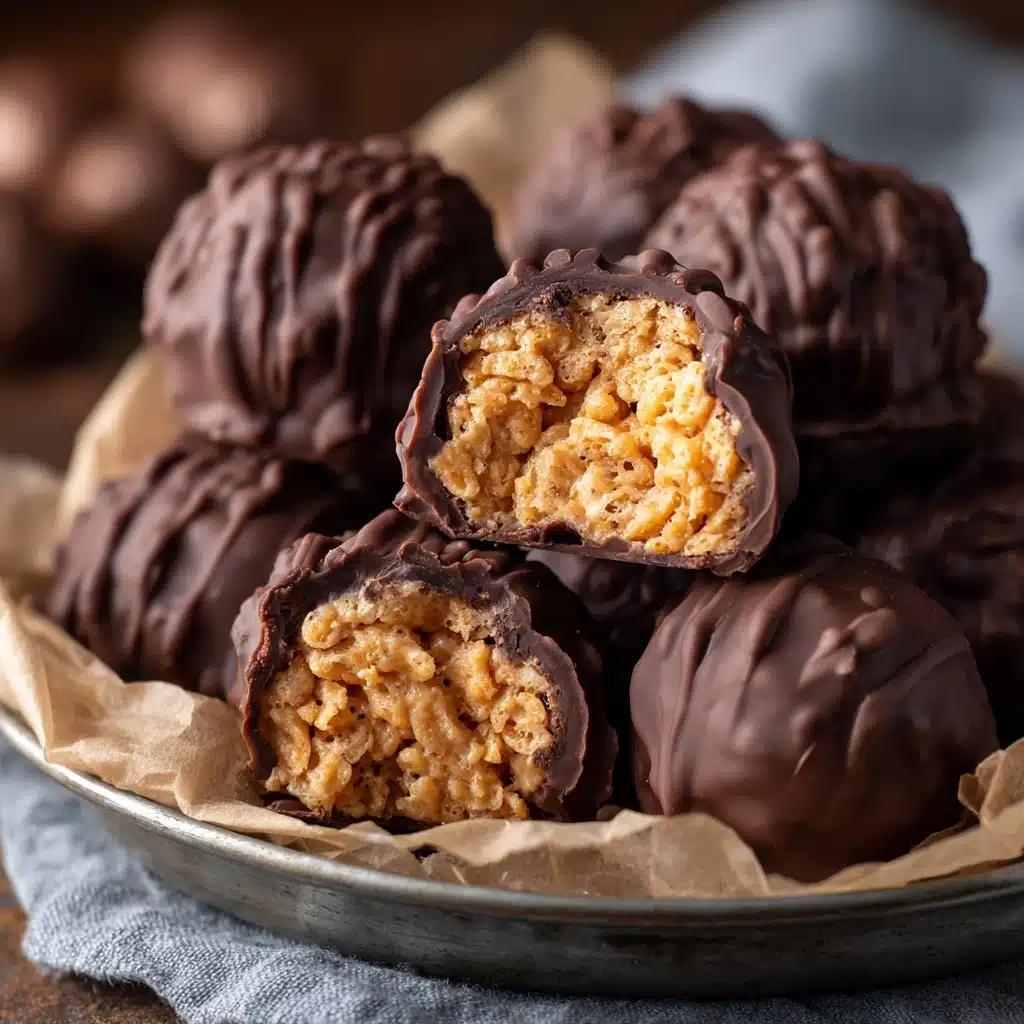 Peanut Butter Balls with Rice Krispies Recipe