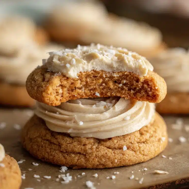 Healthy Soft Pumpkin Cookies with Salted Maple Frosting Recipe