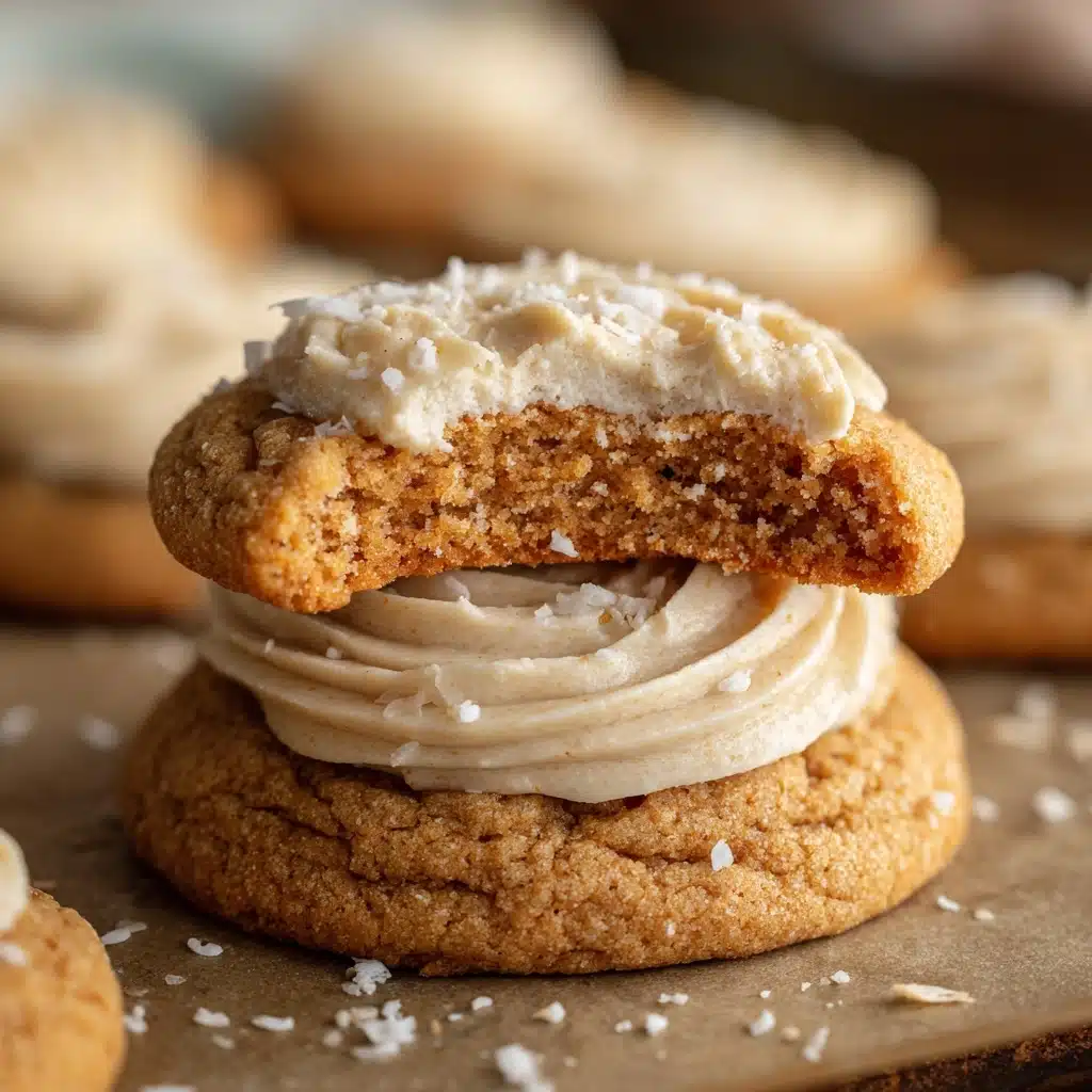 Healthy Soft Pumpkin Cookies with Salted Maple Frosting Recipe - Recipe Image