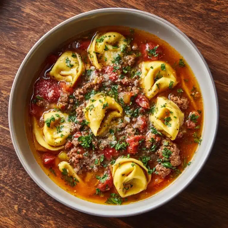 Slow Cooker Tomato Tortellini Soup Recipe
