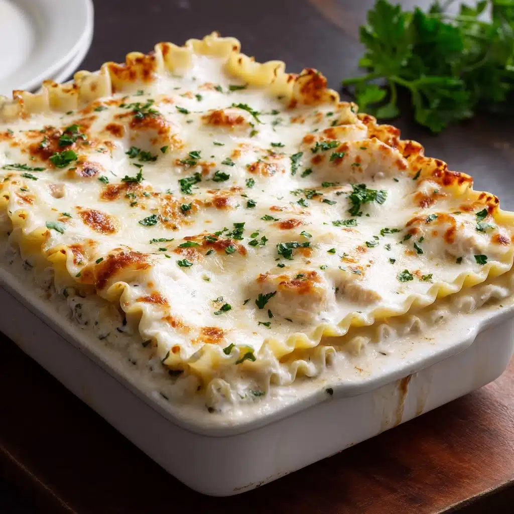 Creamy Chicken Alfredo Lasagna Rolls Recipe - Recipe Image