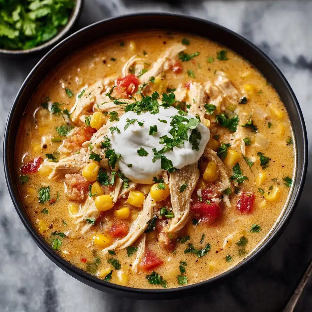 Slow Cooker Mexican Chicken Corn Chowder Recipe