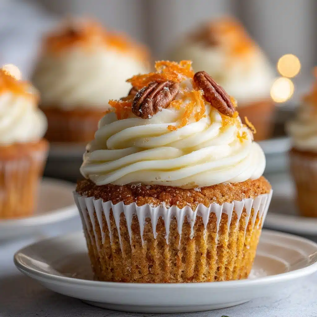 Easy Carrot Cake Cupcakes Recipe - Recipe Image
