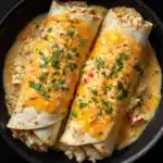 Cheesy Garlic Chicken Wraps Recipe