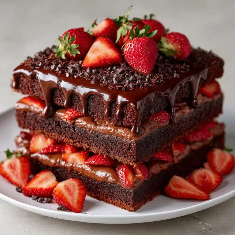 Chocolate Covered Strawberry Cake Recipe