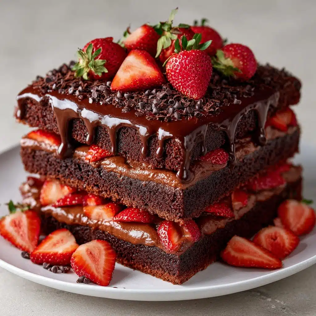 Chocolate Covered Strawberry Cake Recipe
