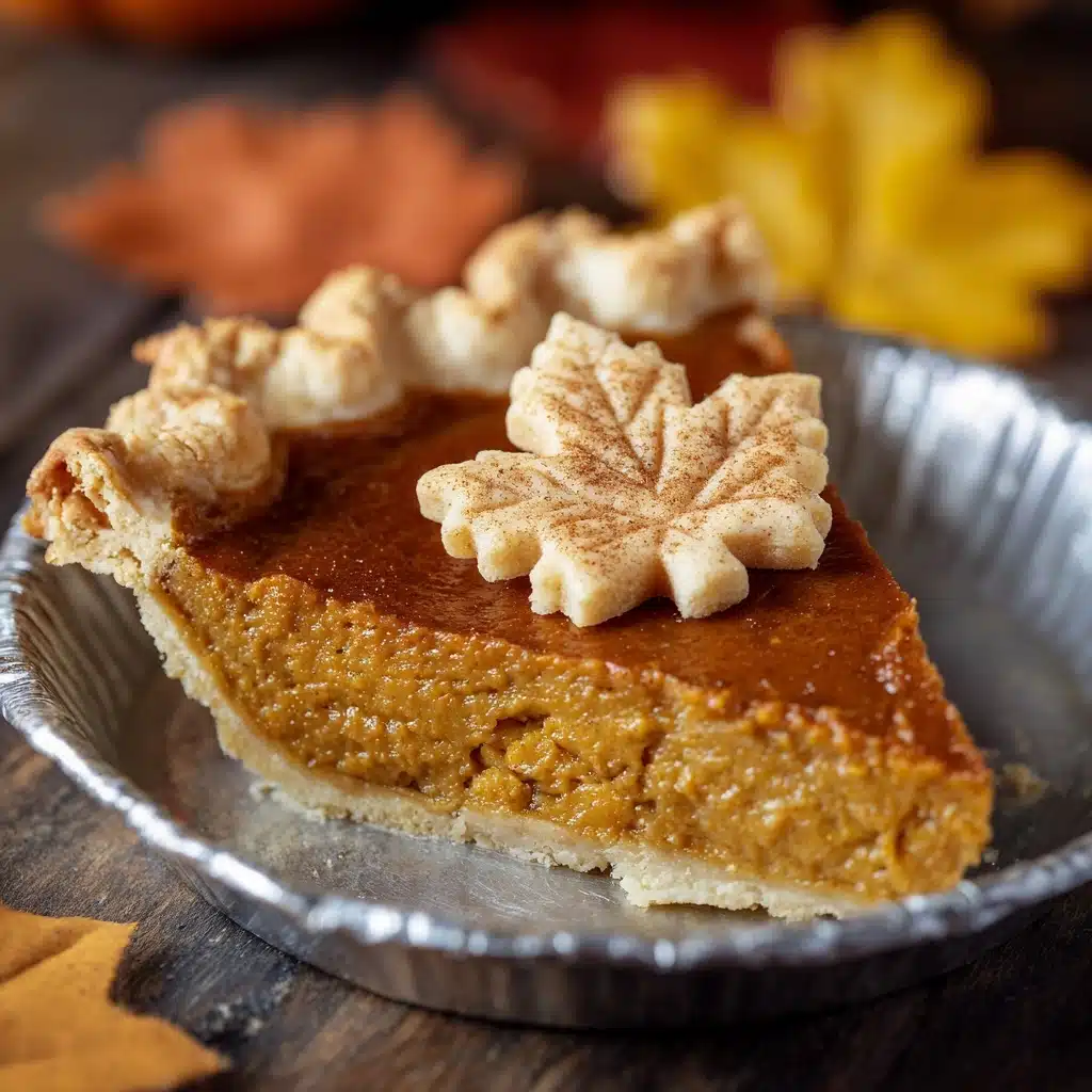 Easy Pumpkin Pie from Scratch with Flaky Crust Recipe - Recipe Image