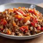 Cabbage and Ground Beef Skillet Recipe