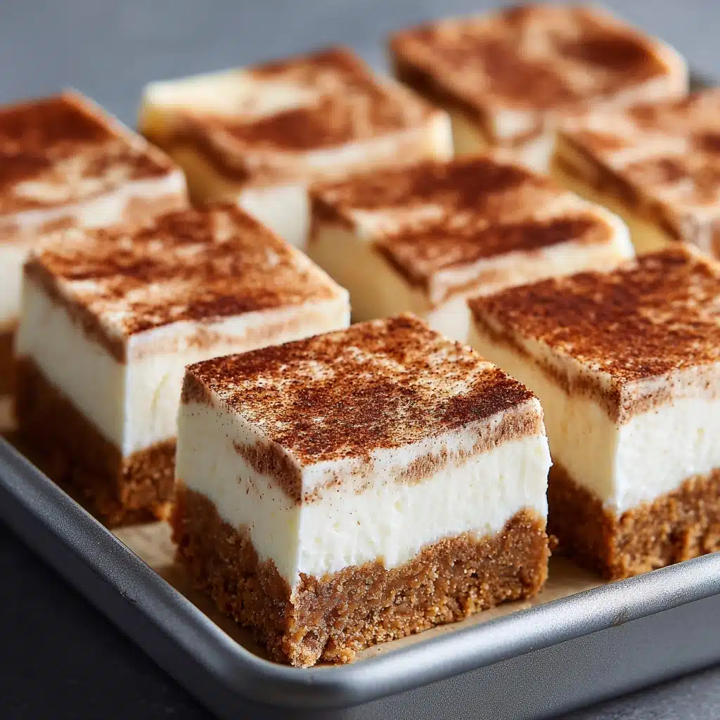 Cinnamon Churro Cheesecake Bars Recipe