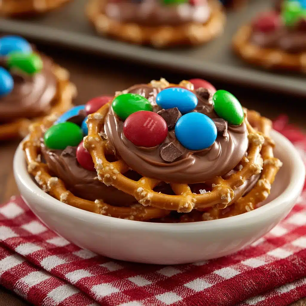 Rolo Pretzels with M&M Candies Recipe
