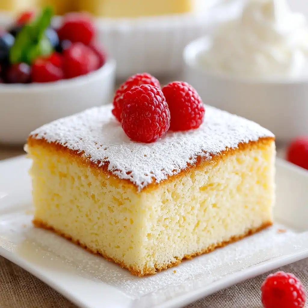 Hot Milk Cake Recipe