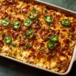 Jalapeño Buffalo Chicken Casserole Recipe