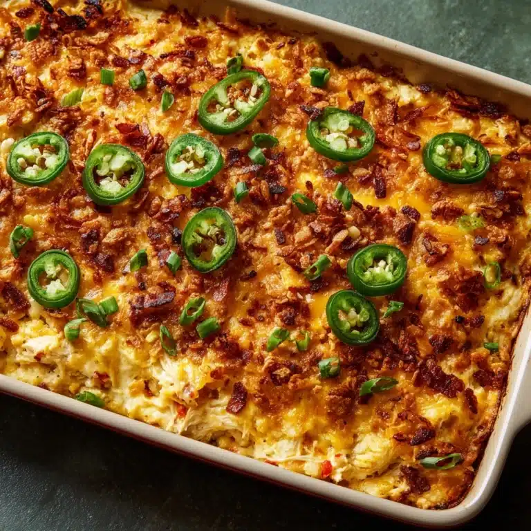 Jalapeño Buffalo Chicken Casserole Recipe