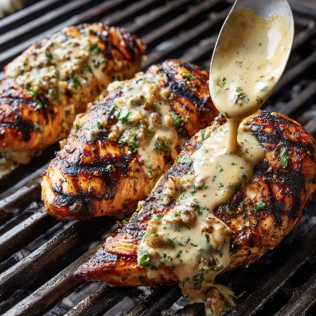 Cajun Grilled Chicken with Alabama White Sauce Recipe - Recipe Image