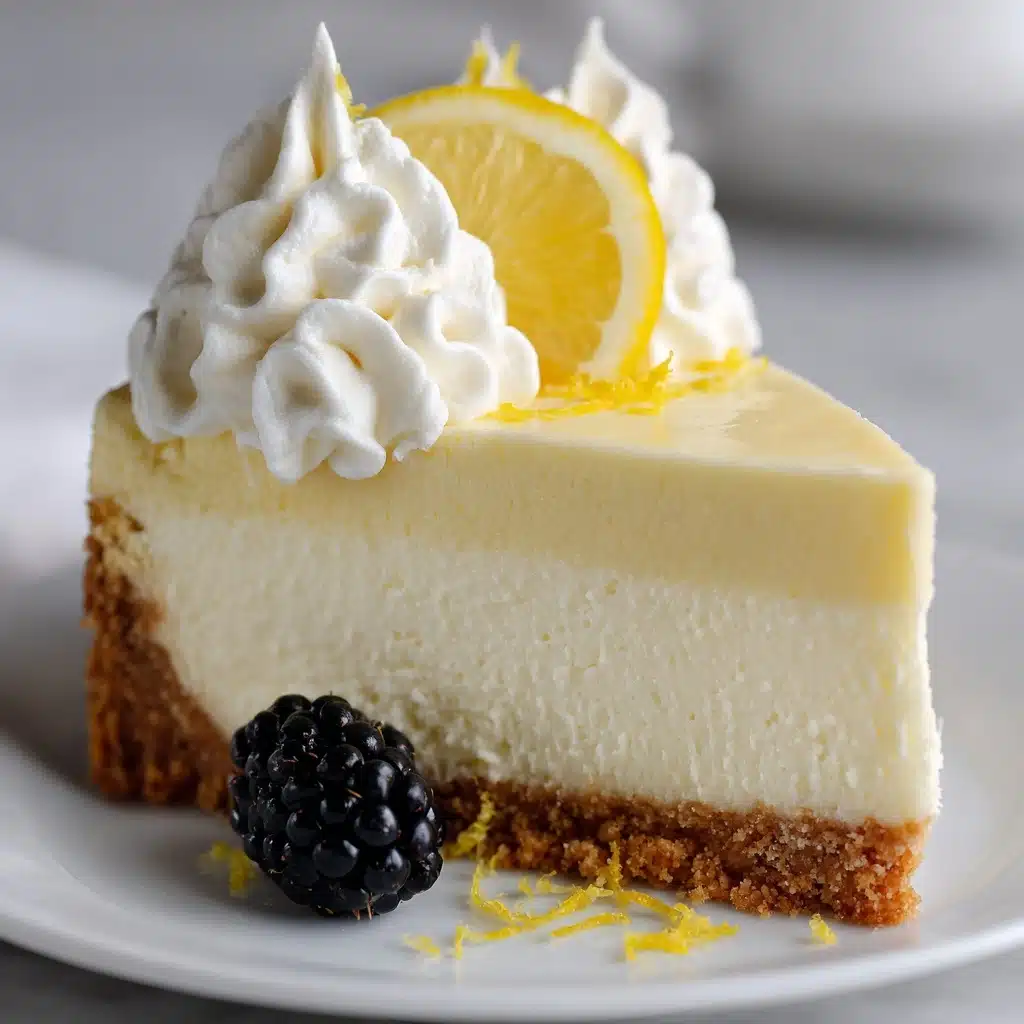 No-Bake Lemon Cheesecake Recipe - Recipe Image