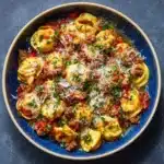 Meat Lovers Pizza Tortellini Recipe