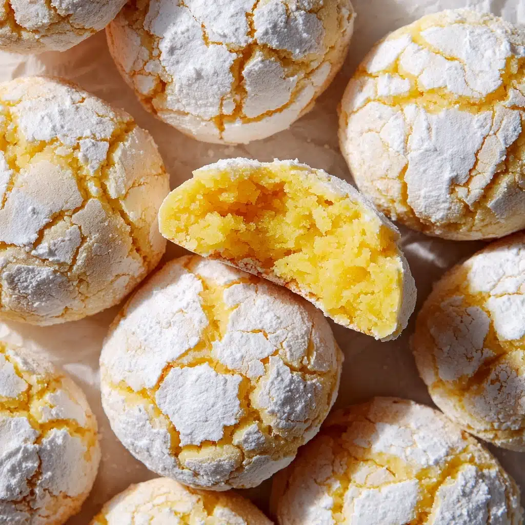 Lemon Crinkle Cookies Recipe - Recipe Image